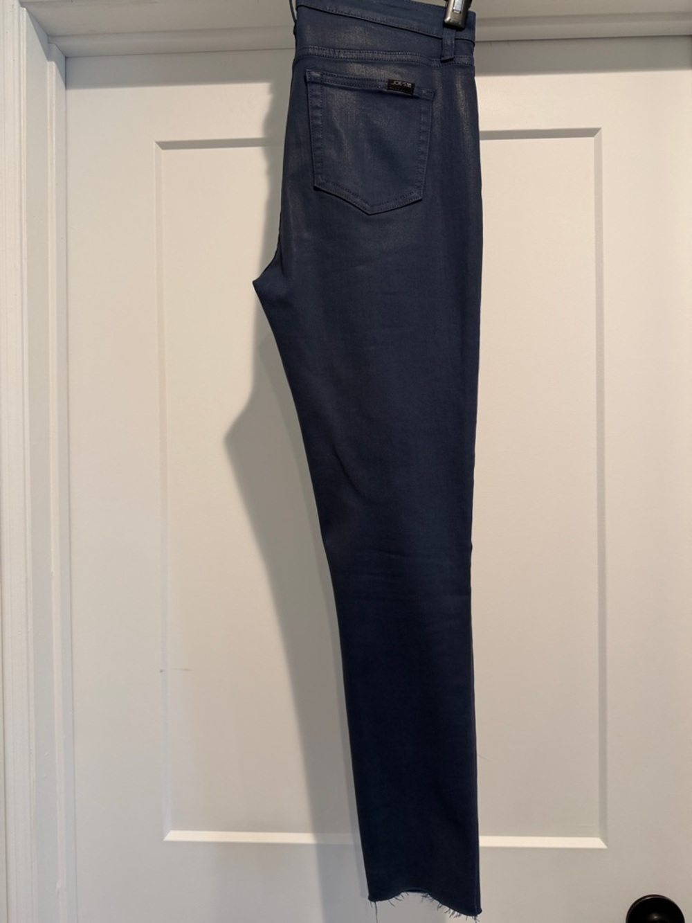 Joe's Jeans Deep Navy Coated Skinny Stretch Jeans - Picture 2 of 10